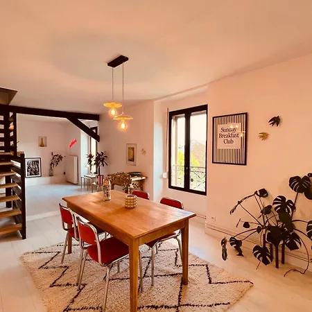 Spacieux Duplex En Centre-ville Garage Box Διαμέρισμα Επερνέ